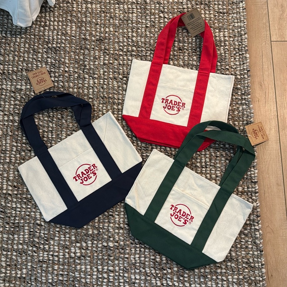 Trader Joe’s mini tote bags